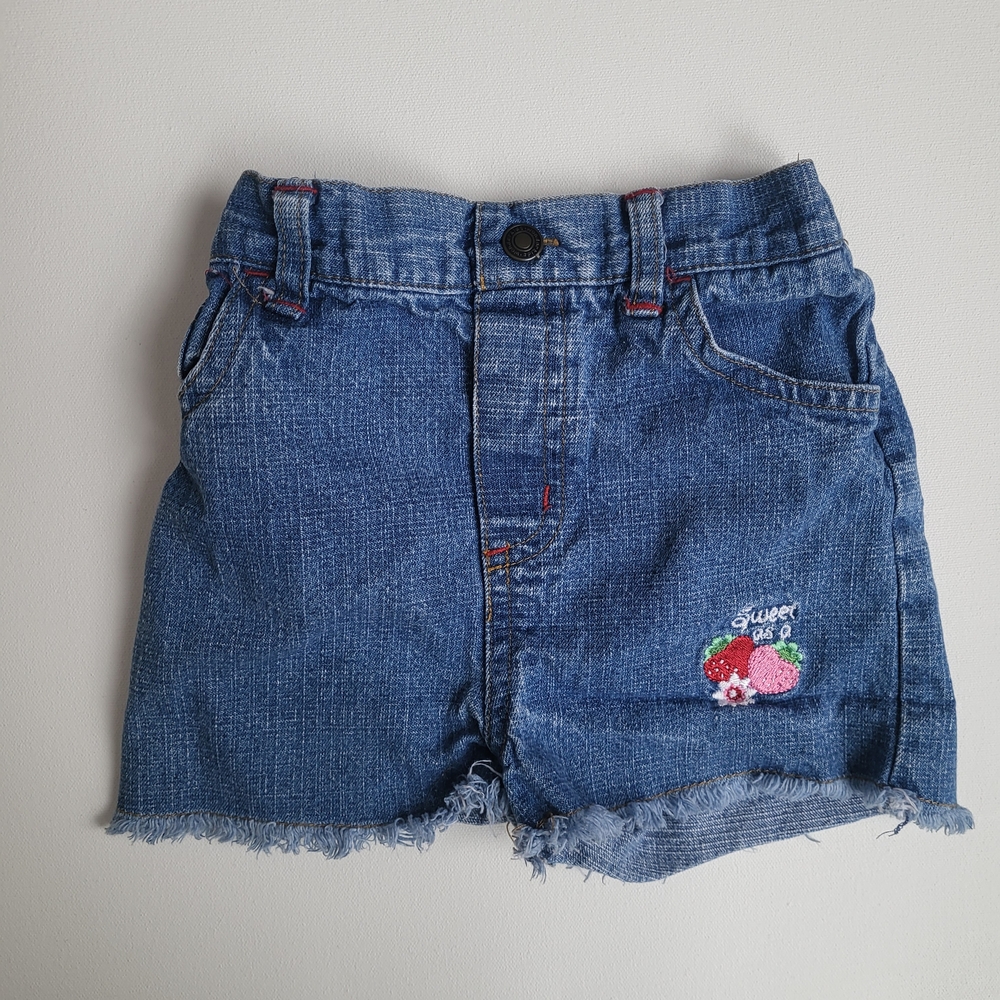 Wonderkids Blue Denim 24 Months Pull-on Shorts